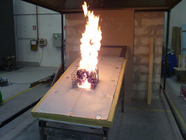 लकड़ी जलने के लिए एएसटीएम ई 108 रूफ बाहरी एक्सपोजर अग्नि परीक्षण उपकरण