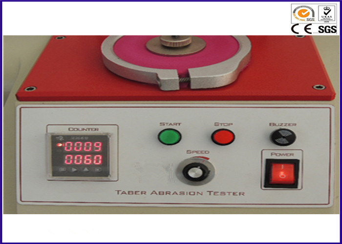 एलसीडी 3 हेड या 1 हेड के साथ व्यापक रूप से प्रयोगशाला इलेक्ट्रॉनिक टैबर घर्षण परीक्षण उपकरण