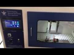 एकल लौ स्रोत के साथ निर्माण सामग्री की ज्वलनशीलता परीक्षण मशीन आईएसओ 11925-2