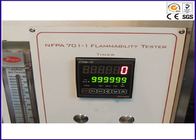 कपड़े के लिए प्रयोगशाला आग परीक्षण उपकरण एनएफपीए 701 टेस्ट विधि 1