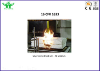 लैब 16 CFR1632 गद्दे और गद्दे पैड ज्वलनशीलता परीक्षण उपकरण