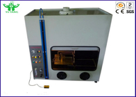 आईएसओ 9772 फोम प्लास्टिक क्षैतिज जलन परीक्षण मशीन / UL94 HBF ज्वलनशीलता परीक्षक