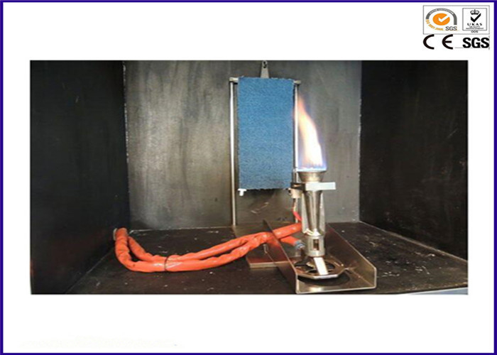 NFPA 701 टेस्ट विधि 1 एकल / बहु परत कपड़े के लिए कार्यक्षेत्र Flammability परीक्षक
