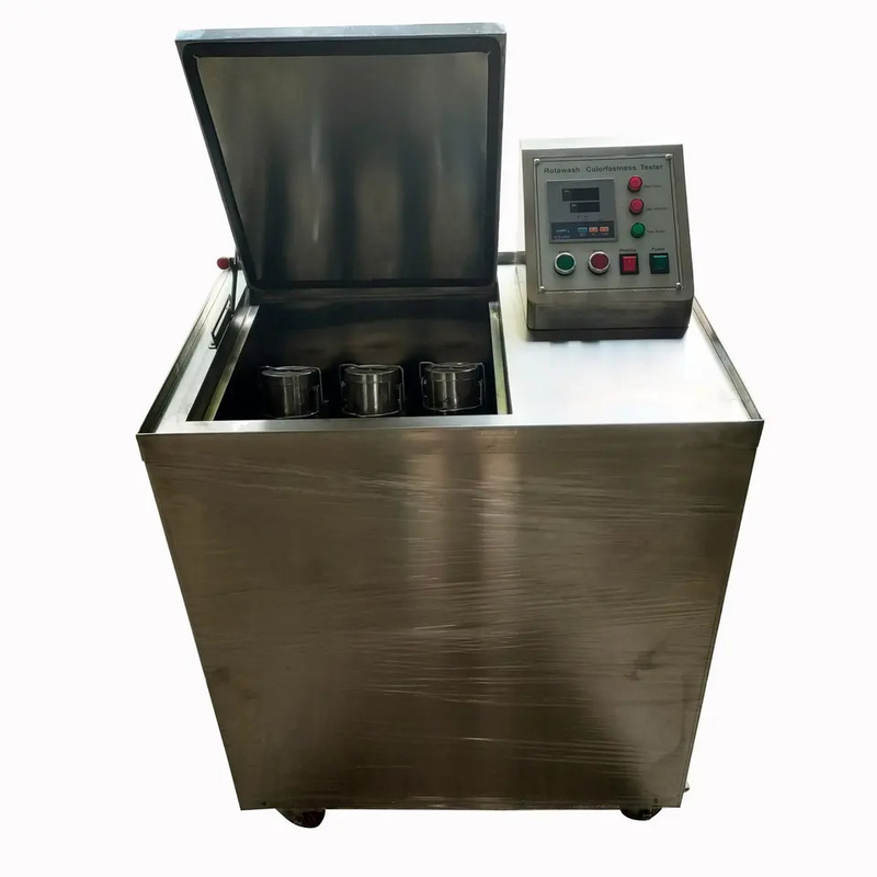 स्टॉक Rotawash रंग स्थिरता परीक्षण मशीन कपड़े धोने के लिए रंग स्थिरता जल रंग स्थिरता परीक्षक