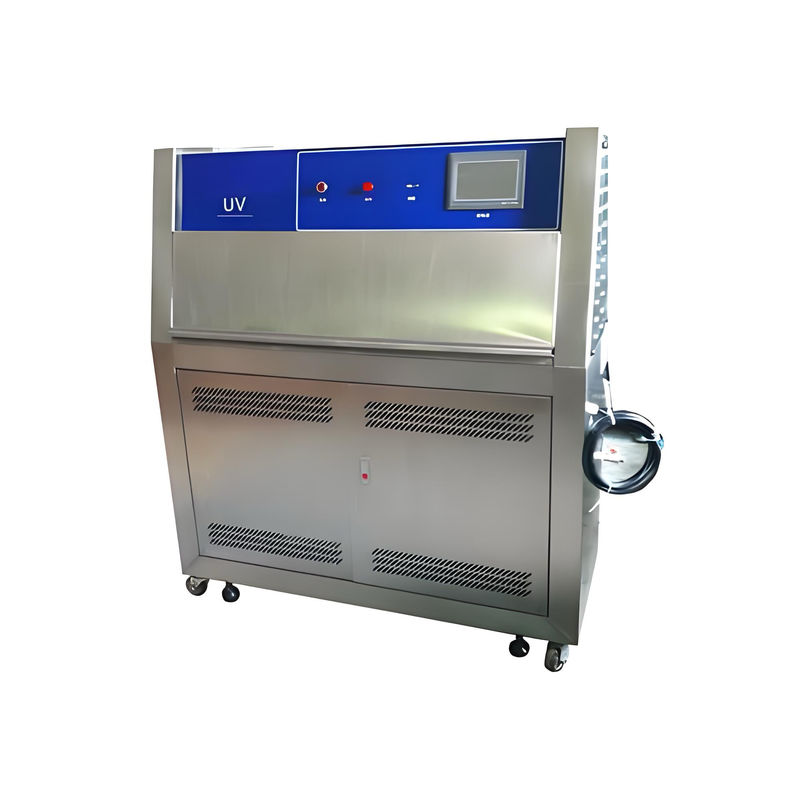 लैब प्रोग्रामेबल डिजिटल यूवी एक्सेलेरेटेड एजिंग टेस्ट चैंबर 220V इलेक्ट्रॉनिक पावर 1 साल की वारंटी प्लास्टिक ग्लास कंस्ट्रक्शन