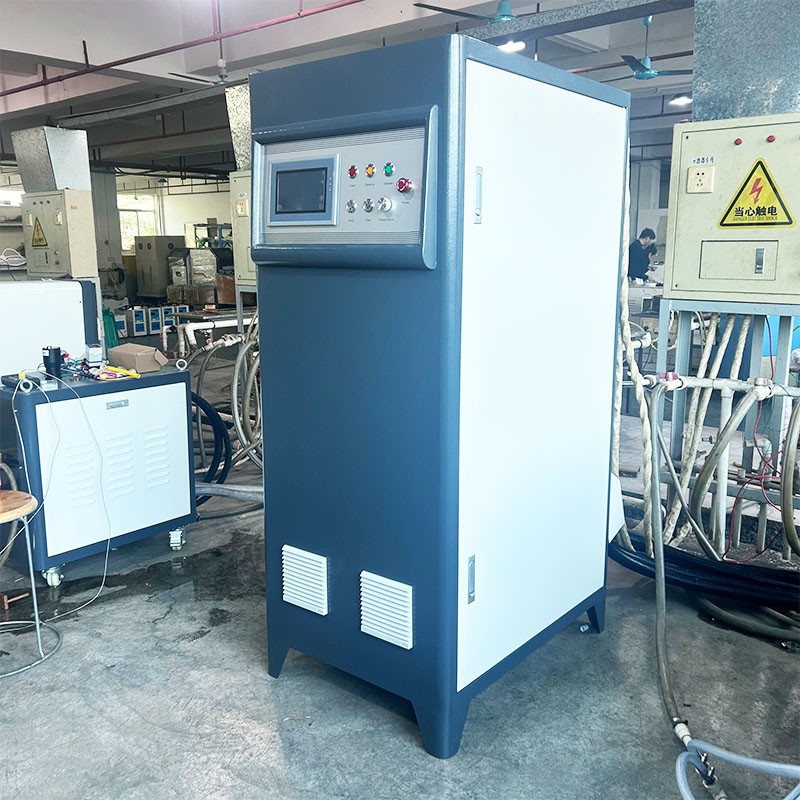 60KW आउटपुट पावर के साथ अल्ट्रा-हाई-फ्रिक्वेन्सी इंडक्शन हीटिंग मशीन के लिए अनुकूलित स्टेनलेस स्टील पिघलने की भट्ठी