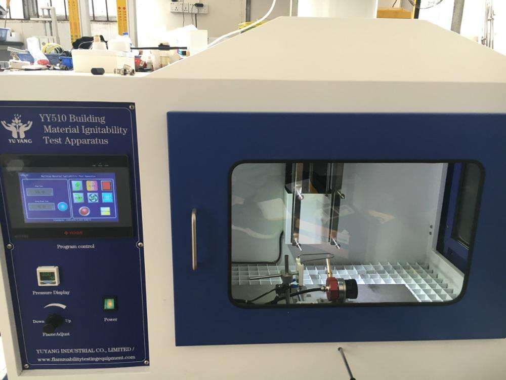 एन आई एस ओ 11925-2 मानक के अनुरूप भवन संरचना वर्गीकरण के लिए दहनशीलता परीक्षण उपकरण