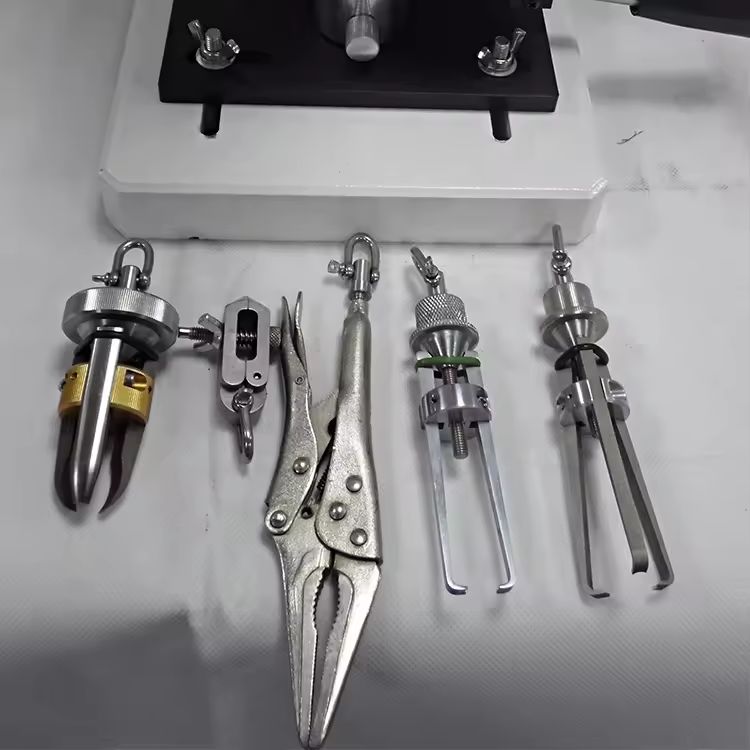 ए एस टी एम पी एस 79-96 स्नैप बटन मोटर चालित पुश और पुल परीक्षक तनाव मीटर के साथ