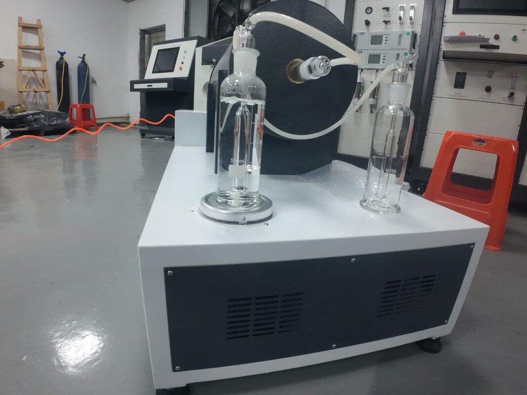 IEC 60754 विद्युत केबलों के लिए हैलोजन एसिड गैस परीक्षक प्रयोगशाला रिलीज़ परीक्षण उपकरण