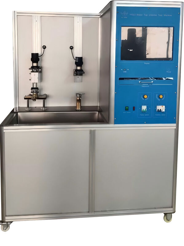 एडजेस्टेबल स्पीड (0-15/मिनट) और स्टेनलेस स्टील निर्माण के साथ EN817 कंप्यूटर-नियंत्रित नल लाइफ साइकिल परीक्षण मशीन