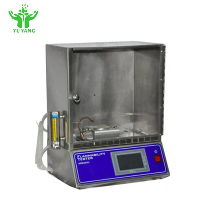ASTM D4151 कंबल ज्वलनशीलता परीक्षक 70mmx70mm नमूना और 16mm ज्वाला लंबाई अग्नि परीक्षण उपकरण के साथ