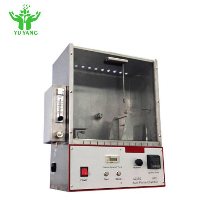 ASTM D4151 कंबल ज्वलनशीलता परीक्षक 70mmx70mm नमूना और 16mm ज्वाला लंबाई अग्नि परीक्षण उपकरण के साथ