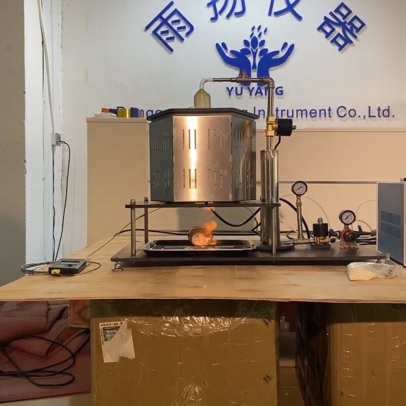 230V 50Hz दहनशील धूल न्यूनतम प्रज्वलन तापमान परीक्षक 0 ~ 1 बार दबाव ज्वलनशीलता परीक्षण मशीन के साथ