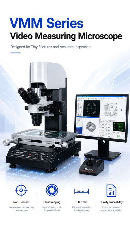 VMM Series Video Measuring Microscope with 1/2