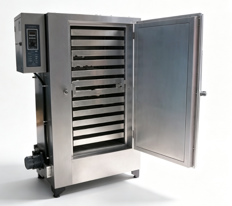 वाईवाईई-004 सिलिका जेल सुखाने के लिए पर्यावरण परीक्षण कक्ष 220V50Hz और उच्च तापीय दक्षता औद्योगिक सुखाने ओवन के साथ