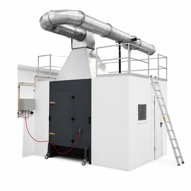 Building Materials Products Single Burning Item Test Apparatus SBI Fire Testing Equipment EN 13823 Reaction to Fire Tester