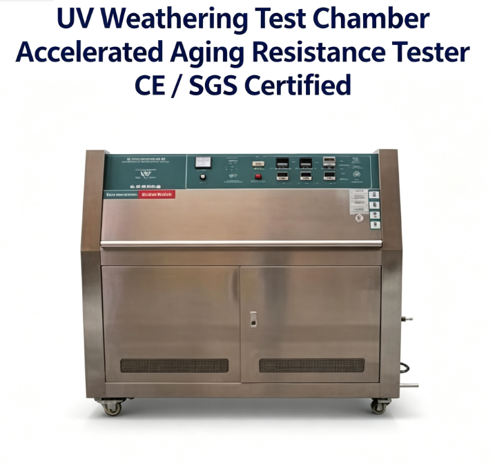 UV Accelerated Weathering Tester with 304# Stainless Steel Chamber TEMI 880 Programmable Controller and RT+20℃~70℃ Temperature Range