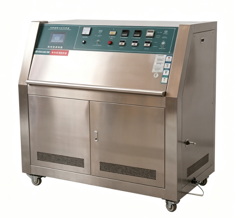 UV Accelerated Weathering Tester with 304# Stainless Steel Chamber TEMI 880 Programmable Controller and RT+20℃~70℃ Temperature Range