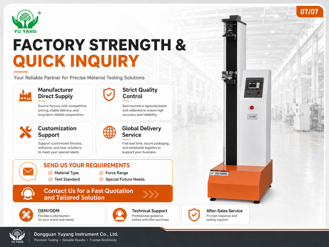 TestingForce ODM Gauge Measurement Year Compression 1 220v Force Warranty Gau Test Machines Testing Equipment
