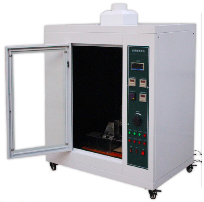 टच स्क्रीन चमक तार परीक्षक / ज्वलनशीलता परीक्षण मशीन IEC60695-2-10 10 मिमी / ～ 25 मिमी