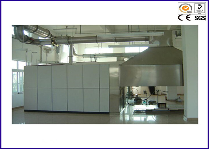 अग्निरोधक सामग्री कक्ष के लिए 0-5 डिग्री ISO9705 EN14390 कॉर्नर फायर टेस्टर