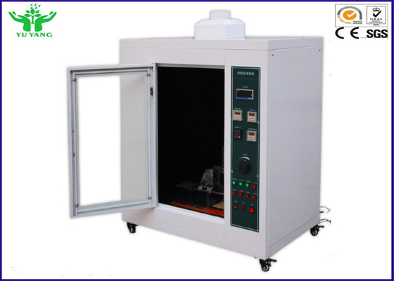 इलेक्ट्रिक ग्लो वायर फ्लैमेबिलिटी टेस्टिंग उपकरण लैब 1100 × 800 × 1350 मिमी का उपयोग करें