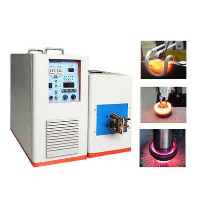 25kw पोर्टेबल इंडक्शन हीटर कास्ट आयरन स्टेनलेस स्टील पिघलने फोर्जिंग गर्मी ट्रांसमिशन स्टील भागों की